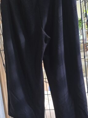 Lane Bryant Incredibly Soft yet Professional Black Wide-Leg Trousers